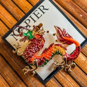 Brand New Napier Lunar New Year Dragon Brooch 🐉